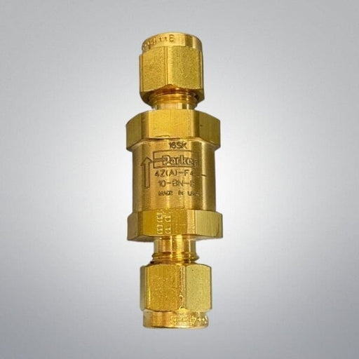 Parker Inline Filter 1/4 in. Union Brass Coupling Lab Equipment: Other Lab Equipment Parker Domnick Hunter