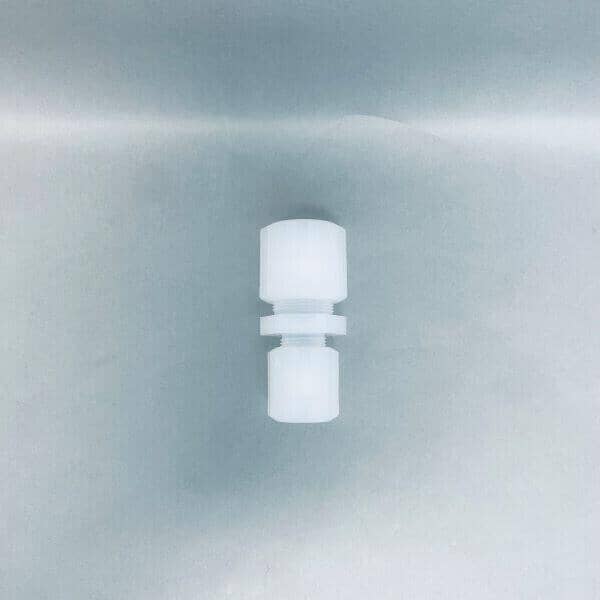 Parker Pargrip Straight Connector 3/4 x 1/2 in. Tube OD Compression PFA Compression Fittings Parker