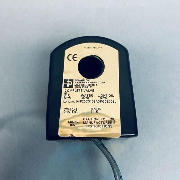 Parker Solenoid Valve Gold Ring 1/4 in. NPT 1/8 in. Orifice 24 V Other Valves & Manifolds Parker