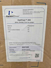 PerkinElmer Microplate OptiPlate 384 Well 105 ul White Polystyrene 50 Plates Microplates PerkinElmer