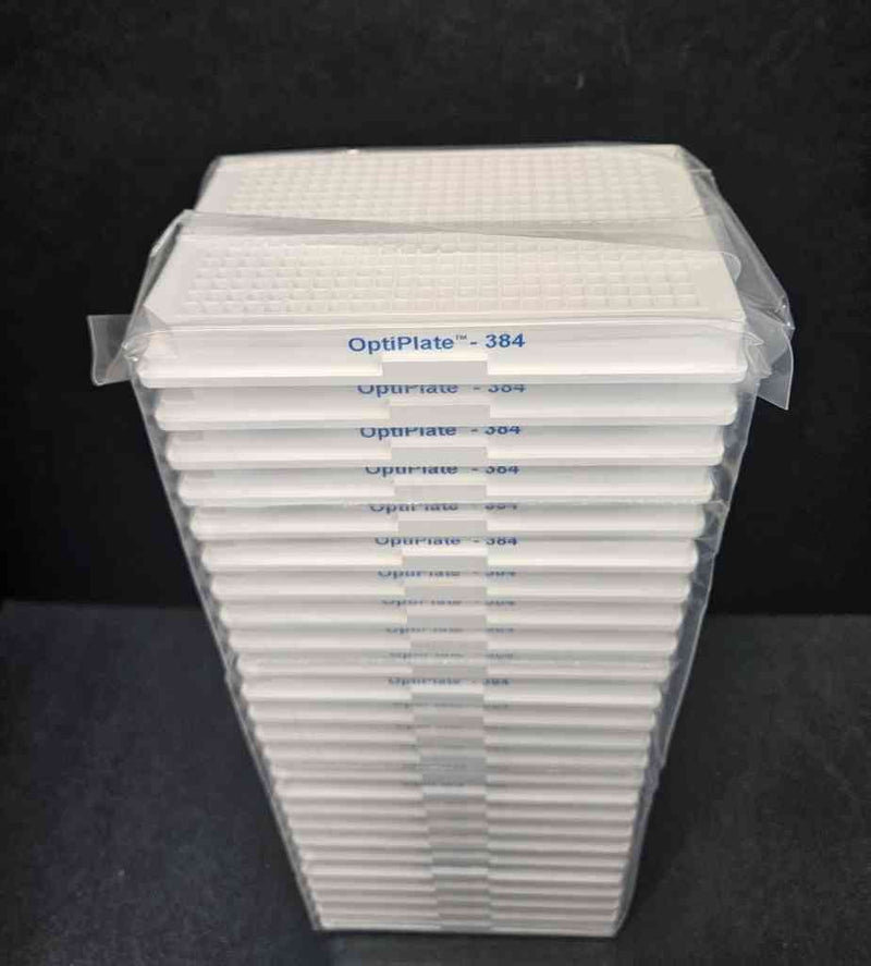 PerkinElmer Microplate OptiPlate 384 Well 105 ul White Polystyrene 50 Plates Microplates PerkinElmer