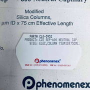 Phenomenex CZESep 600 Neutral Capillary 75 um ID x 75 cm Gel Electrophoresis Systems Phenomenex