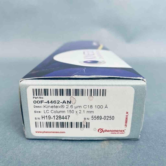 Phenomenex Kinetex LC Column 2.6 um C18 100A 150 x 2.1 mm Chromatography Columns & Reservoirs Phenomenex