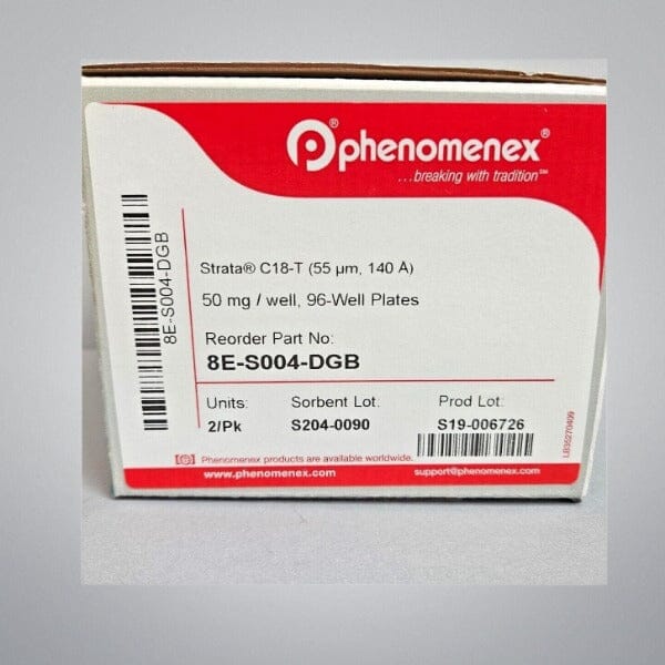 Phenomenex Microplate 50 mg 96 Well Box with 2 Plates Filters Phenomenex