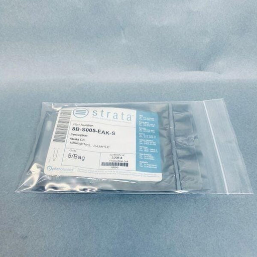 Phenomenex Strata C8 55 um 100 mg / 1 ml Sample Pack of 5 Tubes Chromatography Columns & Reservoirs Phenomenex