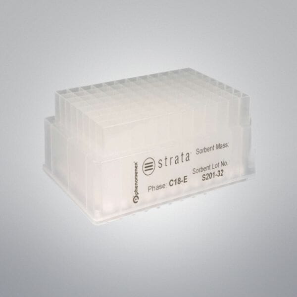 Phenomenex Strata Microplate 96 Well C18-E 55 um 50 mg Each Well 2 Sealed Plates Filters Phenomenex