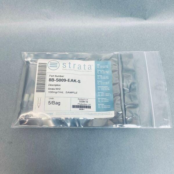 Phenomenex Strata NH2 55 um 100 mg / 1 ml Sample Pack of 5 Tubes Chromatography Columns & Reservoirs Phenomenex