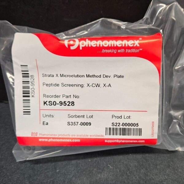 Phenomenex Strata-X Microelution Method Dev 96 Well Sealed Plate Filters Phenomenex