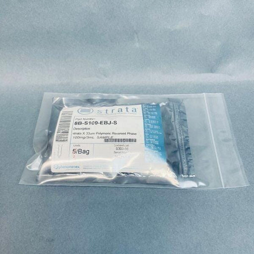 Phenomenex Strata-X Polymeric Reversed Phase 33 um 100 mg / 3 ml Sample Total of 8 Tubes Chromatography Columns & Reservoirs Phenomenex