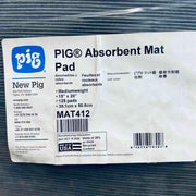 PIG Absorbent Mat Pad 15 x 20 in. Pack of 125 Mats Cleaning Equipment & Kits Therapak