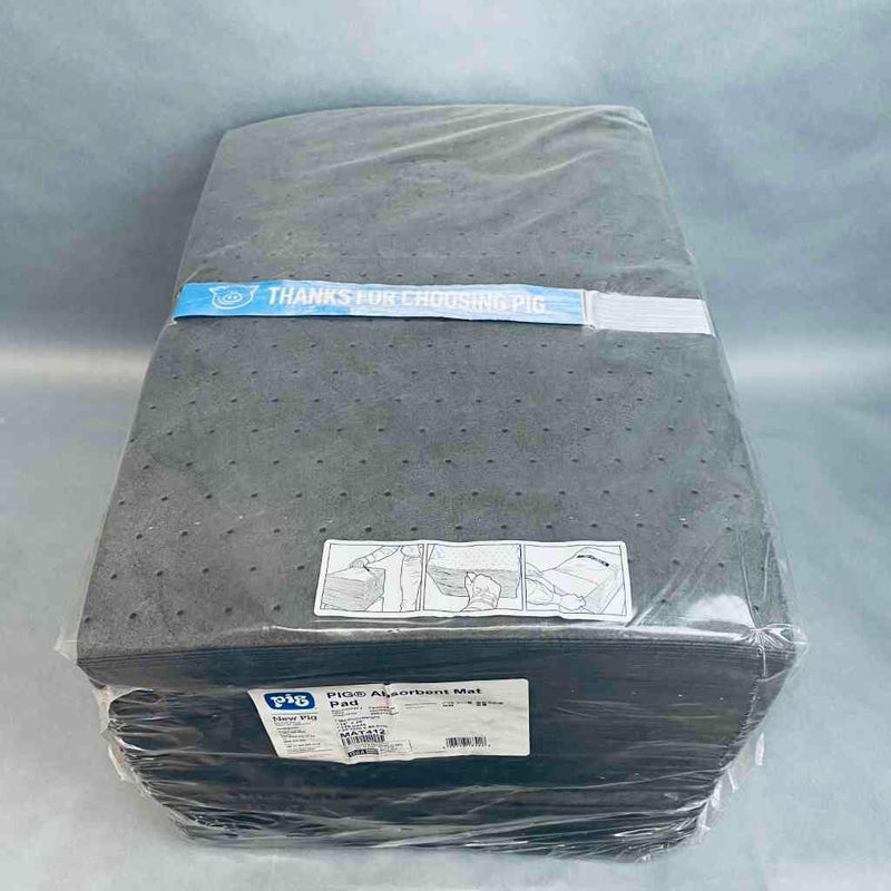PIG Absorbent Mat Pad 15 x 20 in. Pack of 125 Mats Cleaning Equipment & Kits Therapak