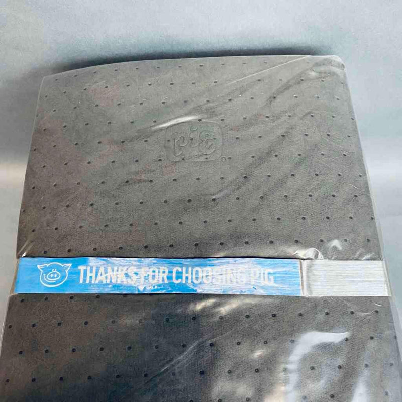PIG Absorbent Mat Pad 15 x 20 in. Pack of 125 Mats Cleaning Equipment & Kits Therapak