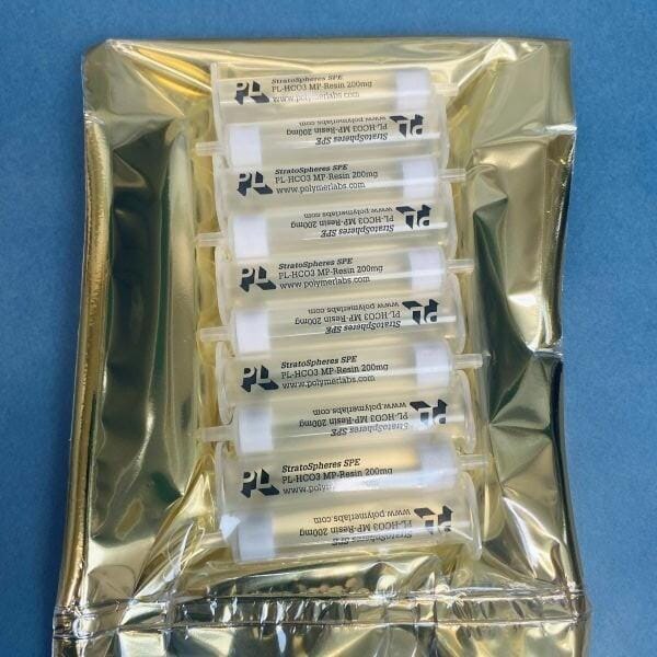Polymer Laboratories StratoSpheres SPE PL-HCO3 MP 200 mg / 6 ml Pack of 50 Chromatography Columns & Reservoirs Polymer Laboratories