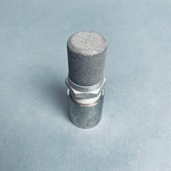 Porsilent Pneumatic Muffler G1 Threads Stainless Steel with Adapter Air Pressure Regulators Porsilent