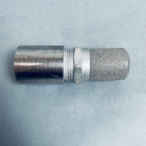 Porsilent Pneumatic Muffler G1 Threads Stainless Steel with Adapter Air Pressure Regulators Porsilent