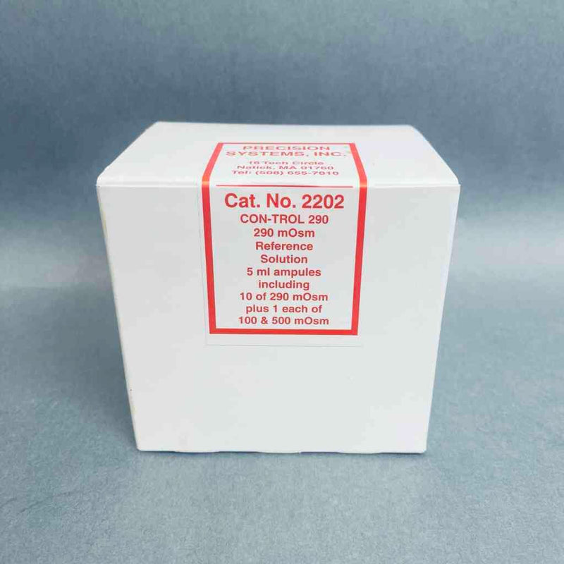 Precision Systems CON-TROL 290 mOsm Reference Solution 5 ml Ampules Pack of 12 Other Test, Measurement & Inspection Precision Systems