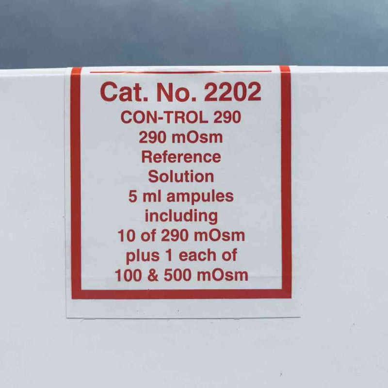 Precision Systems CON-TROL 290 mOsm Reference Solution 5 ml Ampules Pack of 12 Other Test, Measurement & Inspection Precision Systems