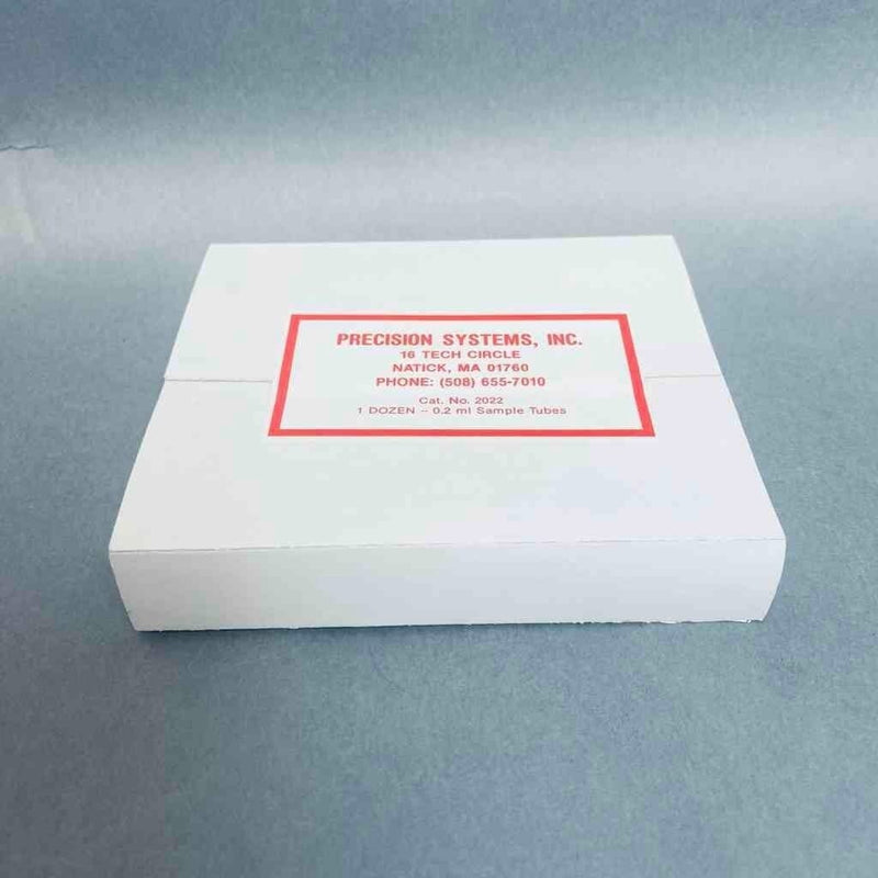 Precision Systems Sample Tube 0.2 ml Glass Sealed Pack of 12 Tubes Vials Precision Systems