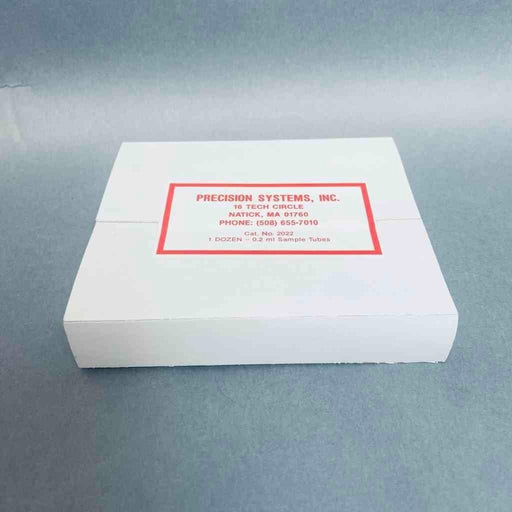 Precision Systems Sample Tube 0.2 ml Glass Sealed Pack of 12 Tubes Vials Precision Systems