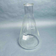 PYREX 2000 ml Narrow Rim Heavy Duty Rim Erlenmeyer Flasks with No. 10 Stoppers and Stir Bars (Lot of 2) Lab Flasks Corning