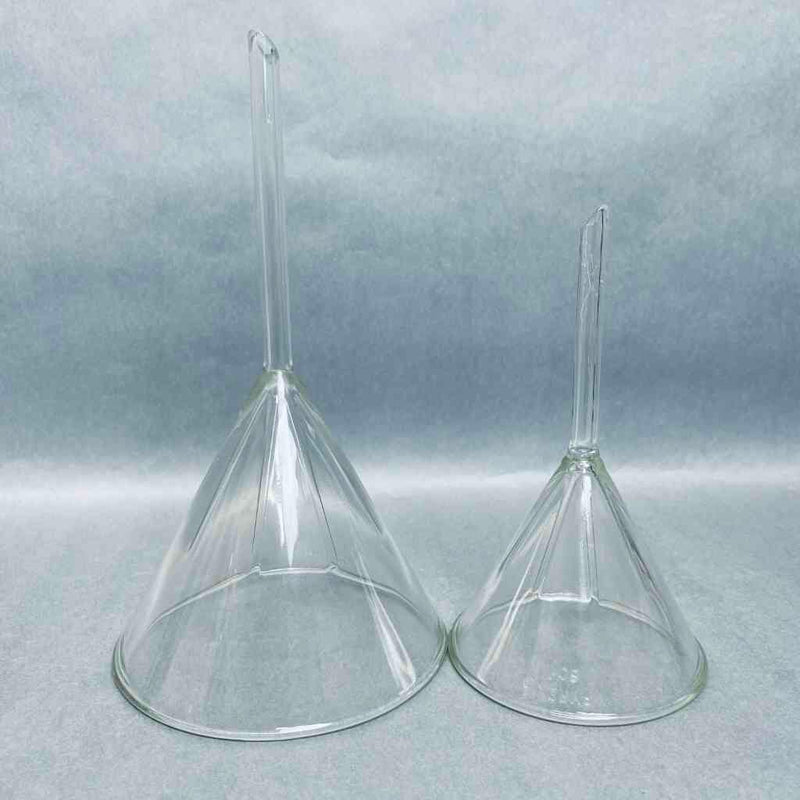 Funnel Crystal Pyrex Pyrex Fluted Funnel Short Stem 60 Degree Glass — Life Sciences Trading