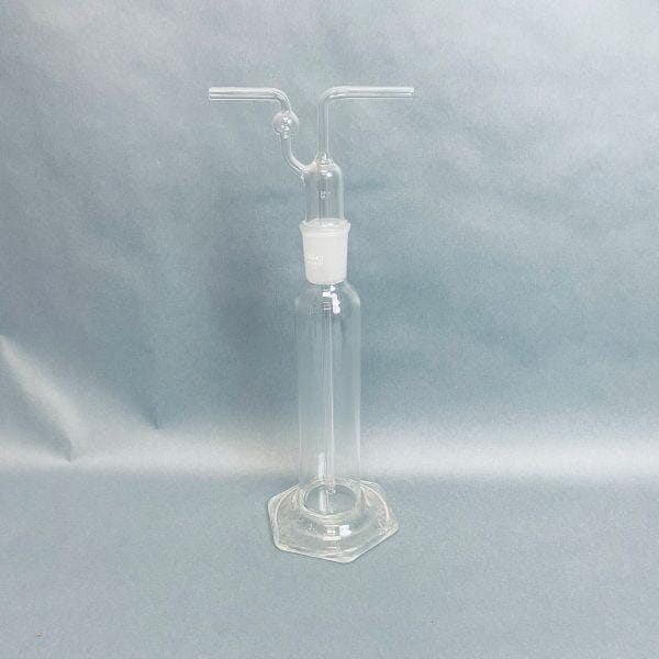 Gas Syringe Pyrex Pyrex Gas Washing Bottle with Plain Tip Tube 125 ml — Life Sciences Trading