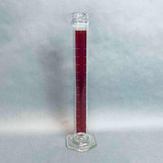 Pyrex Graduated Cylinder 250 ml with Reinforced Glass Bead Lifetime Red Strip Graduated Cylinders PYREX