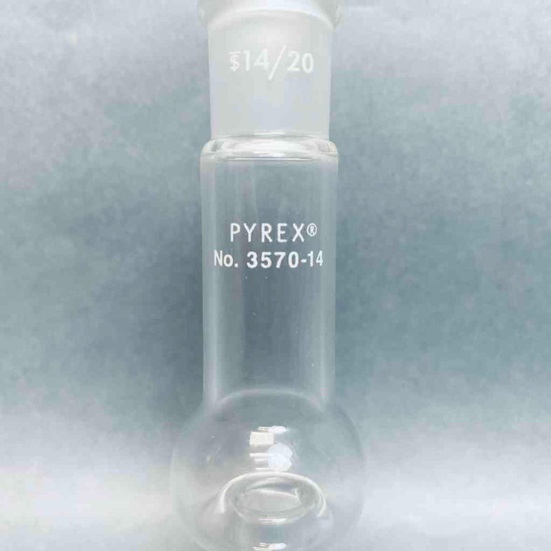 Pyrex Hickman Still Head 14/10 MSTJ to 14/29 FSTJ Jointed Glassware PYREX