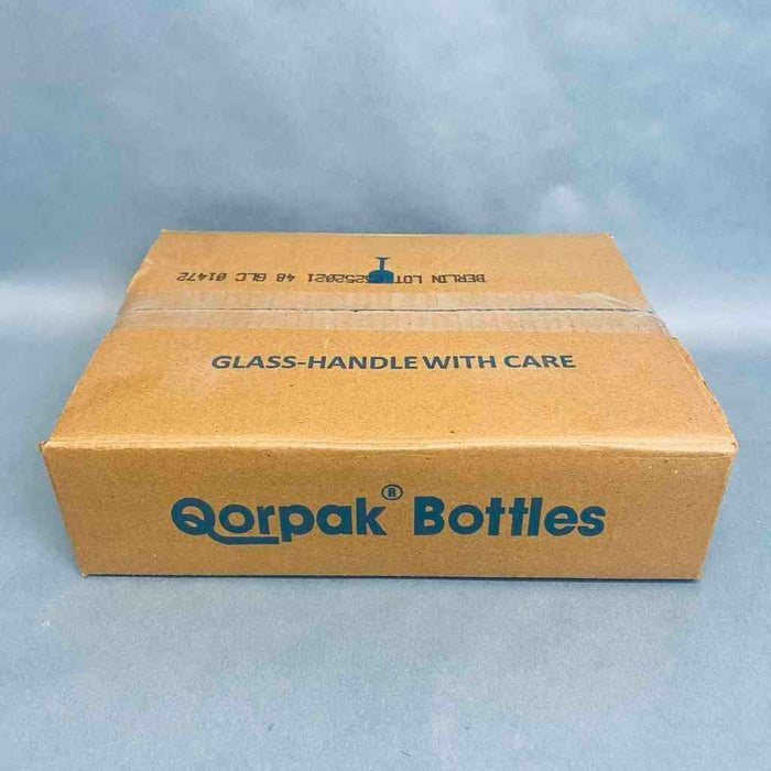 Qorpak GLC-01472 Wide-Mouth Jars 2 oz Clear Graduated with Thermoset F217 PTFE-Lined Cap - Case of 48 Jars Jars & Reagent Bottles Qorpak