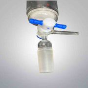 Quark Glass Peptide Synthesis Vessel 250 ml Glass 3 Way Stop QPE-3-5 Jointed Glassware Quark Glass
