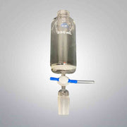 Quark Glass Peptide Synthesis Vessel 250 ml Glass 3 Way Stop QPE-3-5 Jointed Glassware Quark Glass