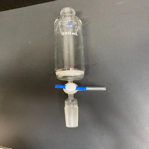 Quark Glass Peptide Synthesis Vessel 250 ml Glass 3 Way Stop QPE-3-5 Other Quark Glass
