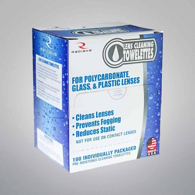 Radians Lens Cleaning Towelettes - 20 Boxes, 2000 Wipes Other Medical & Lab Equipment Radians