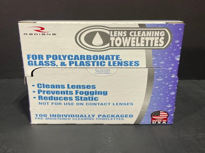 Radians Lens Cleaning Towelettes 20 Boxes with 100 Wipes Each — Life