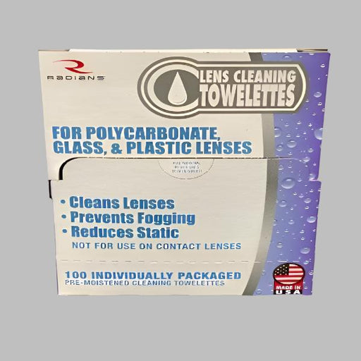 Radians Lens Cleaning Towelettes 20 Boxes with 100 Wipes Each Other Radians