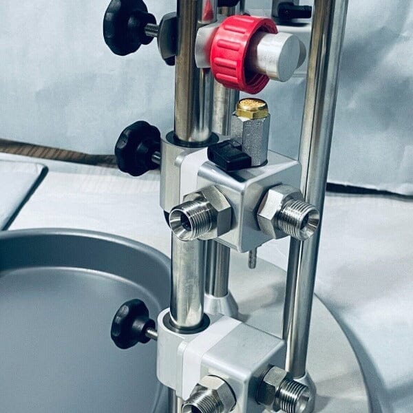 Radleys Reactor Ready Pro Duo Lab Stand for 2 Bioreactor Vessels with Drip Pan Lab Equipment::Bioreactors & Fermenters Radleys