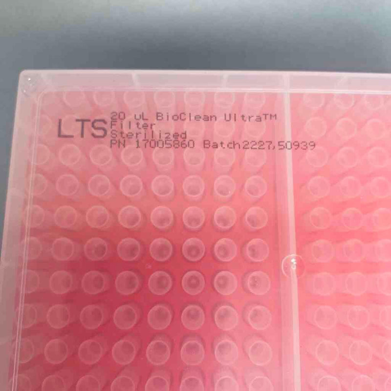 Rainin Bioclean LTS Pipette Tips 20 ul Filtered 8 Racks of 192 Tips Each Pipets & Pipette Tips Rainin