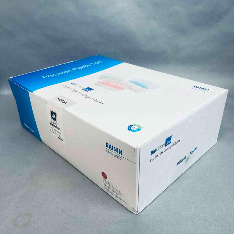 Rainin Filtered Pipette Tips 1000 ul LTS Sterile Case of 8 Racks of 96 Tips Each Pipets & Pipette Tips Rainin