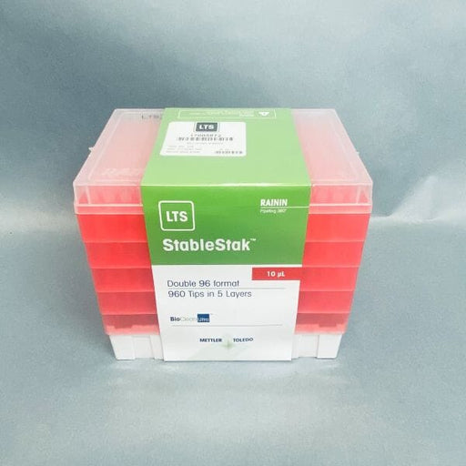 Rainin LTS Pipette Tips 10 ul StableStak 5 Racks of 96 Tips Each- Total 960 Tips Pipets & Pipette Tips Rainin