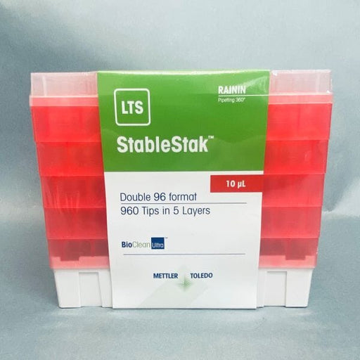 Rainin LTS Pipette Tips 10 ul StableStak 5 Racks of 96 Tips Each- Total 960 Tips Pipets & Pipette Tips Rainin