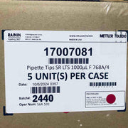 Rainin LTS Pipette Tips 1000 ul Filtered Double Rack Case of 20 Racks of 192 Tips Each Pipettes & Pipette Tips Rainin