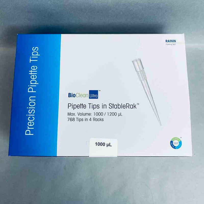 Rainin LTS Pipette Tips 1000 ul Filtered Double Rack Case of 20 Racks of 192 Tips Each Pipettes & Pipette Tips Rainin