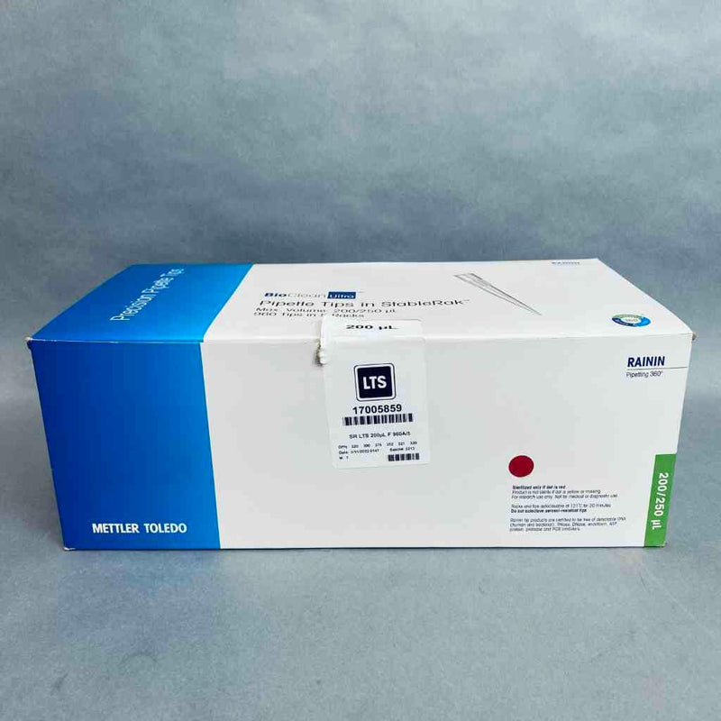 Rainin LTS Pipette Tips 200 ul Filtered Double Rack 5 Racks of 192 Tips Each Pipets & Pipette Tips Rainin