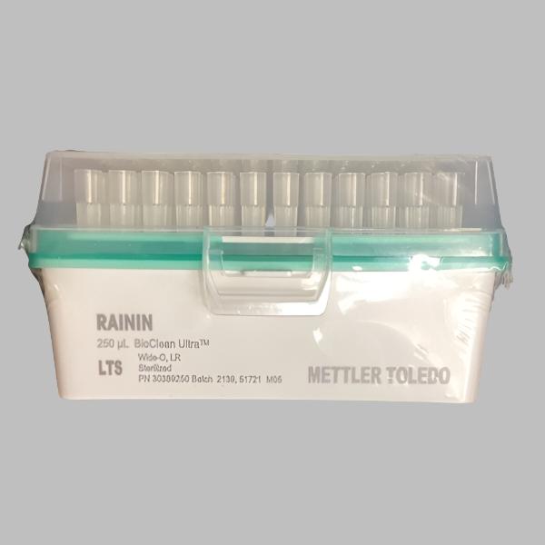 Rainin LTS Pipette Tips 250 ul Wide Orifice Low Retention Single Rack of 96 Tips Pipettes & Pipette Tips Rainin