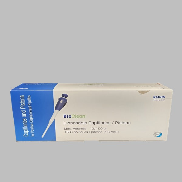 Rainin Pipette Tip 100 ul Positive Displacement Piston Tip 8 Racks
