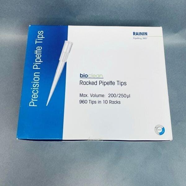 Rainin Pipette Tip LTS 250 ul RT-L250S Sterile 10 Racks - Total of 960 Tips Pipettes & Pipette Tips Rainin