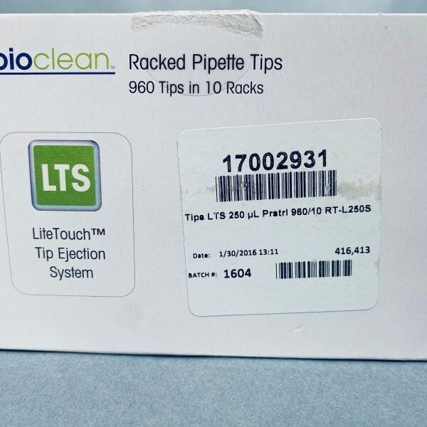 Rainin Pipette Tip LTS 250 ul RT-L250S Sterile 10 Racks - Total of 960 Tips Pipettes & Pipette Tips Rainin