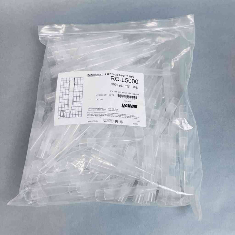 Rainin Pipette Tip LTS 5000 ul Total of 1250 Tips Pipets & Pipette Tips Rainin