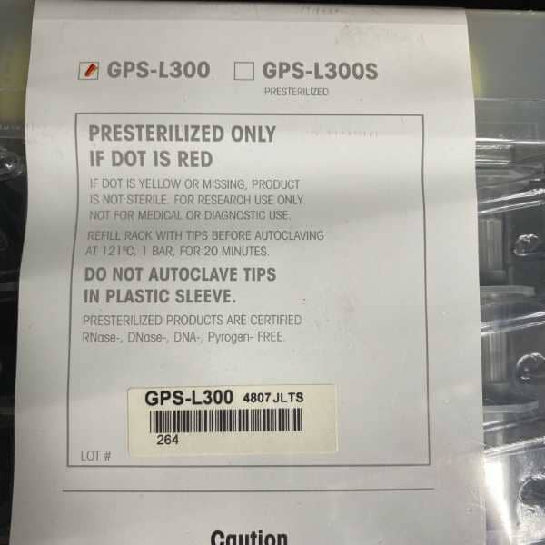 Rainin Pipette Tips 300 ul LTS Space Saver 8 Racks Pipets & Pipette Tips Rainin