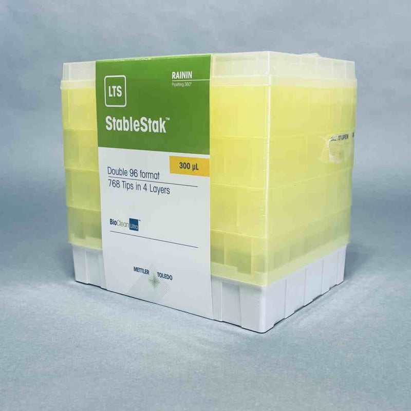 Rainin Pipette Tips 300 ul SS LTS 4 Racks with 192 Tips Each - Total of 768 Tips Pipets & Pipette Tips Rainin